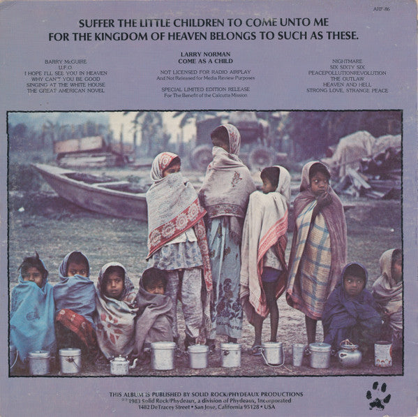 Larry Norman : Come As A Child (LP, Album, Ltd)