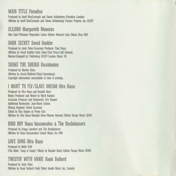 Various : Wild Orchid (Music From The Motion Picture) (CD, Comp)