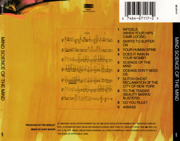Mind Science Of The Mind : Mind Science Of The Mind (CD, Album)