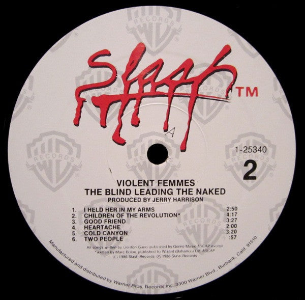 Violent Femmes : The Blind Leading The Naked (LP, Album)