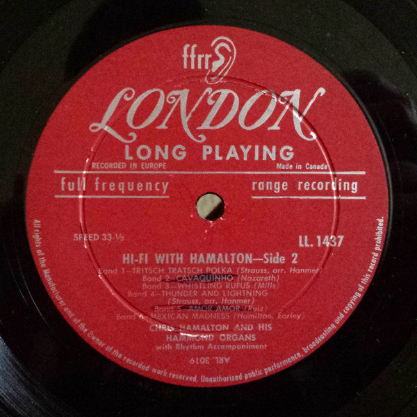 Chris Hamalton : Hi-Fi With Hamalton (LP)