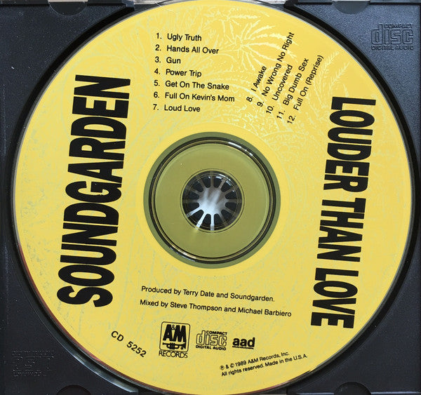 Soundgarden : Louder Than Love (CD, Album, RE, RP)