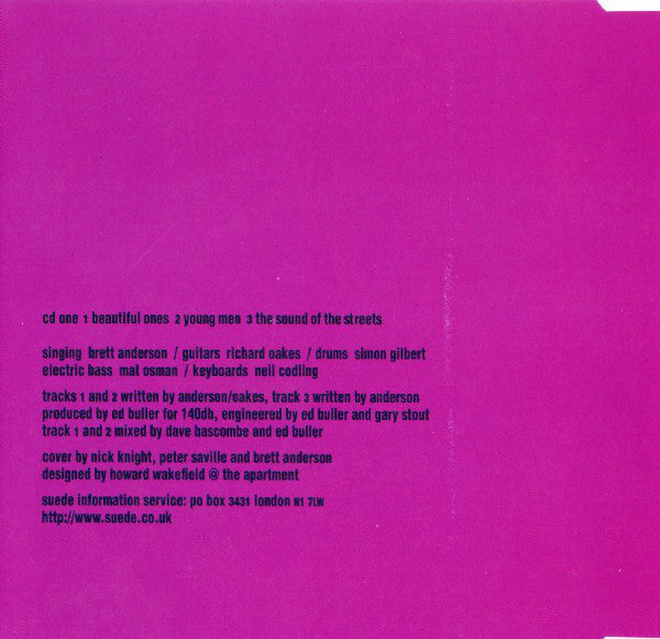 Suede : Beautiful Ones (CD, Maxi, CD1)