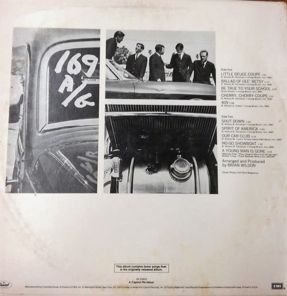 The Beach Boys : Little Deuce Coupe (LP, Album, RE)