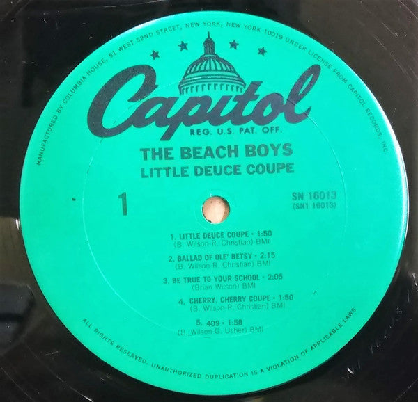 The Beach Boys : Little Deuce Coupe (LP, Album, RE)