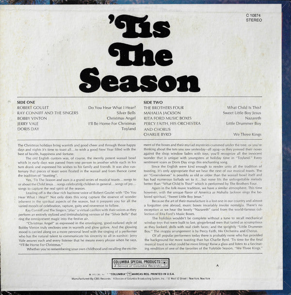 Various : 'Tis The Season (LP, Comp)