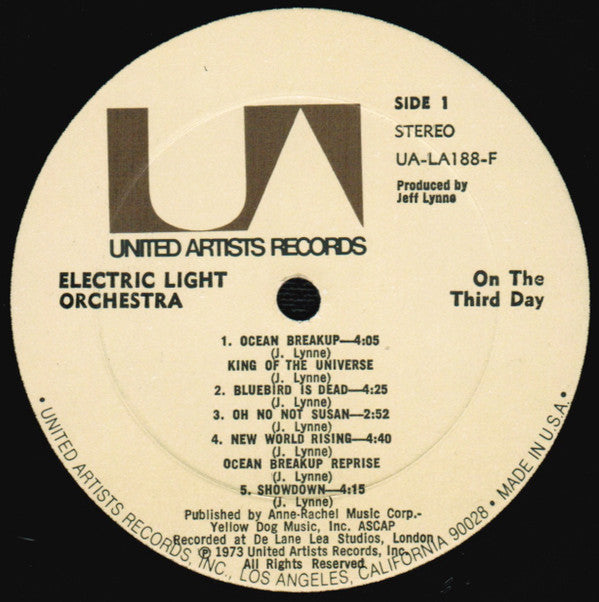 Electric Light Orchestra : On The Third Day (LP, Album, All)