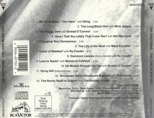 The Chieftains : The Long Black Veil (CD, Album)