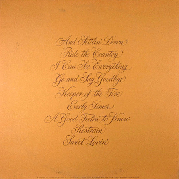 Poco (3) : A Good Feelin' To Know (LP, Album, San)