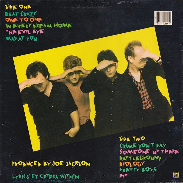 Joe Jackson Band : Beat Crazy (LP, Album, y -)