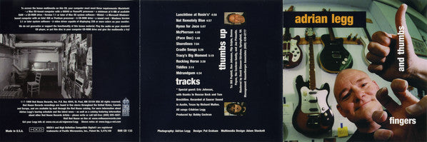 Adrian Legg : Fingers & Thumbs (HDCD, Album, Enh)
