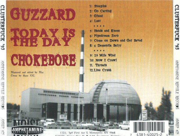 Today Is The Day · Guzzard · Chokebore : Clusterfuck '94 (CD, Comp)