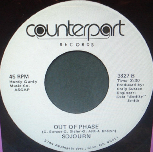 Sojourn (5) : Take Me Back (7", Single)