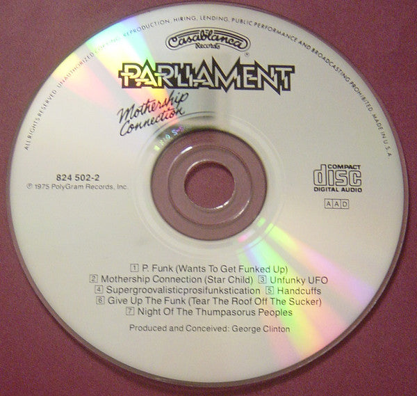Parliament : Mothership Connection (CD, Album, RE, PMD)