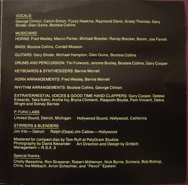 Parliament : Mothership Connection (CD, Album, RE, PMD)