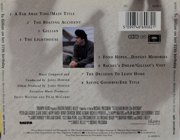 James Horner : To Gillian On Her 37th Birthday (CD, Album)