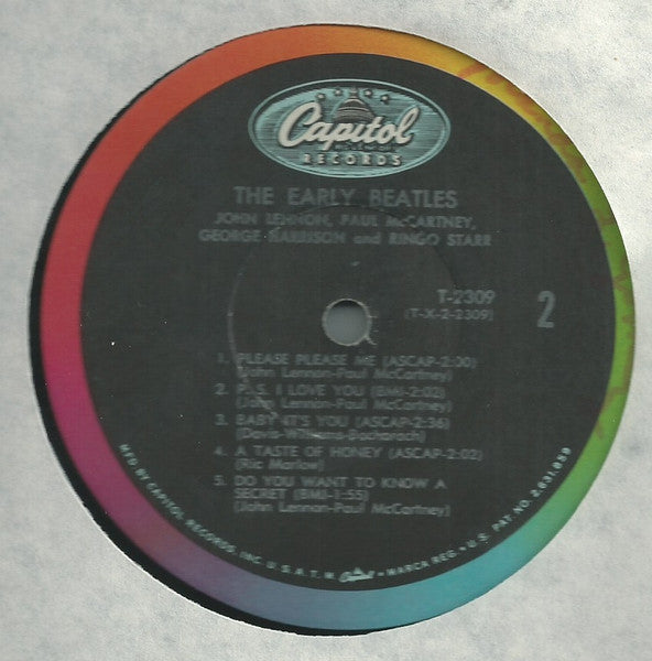 The Beatles : The Early Beatles (LP, Album, Comp, Mono)