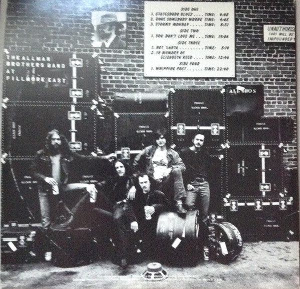 The Allman Brothers Band : The Allman Brothers Band At Fillmore East (2xLP, Album, Club, RE, Pit)