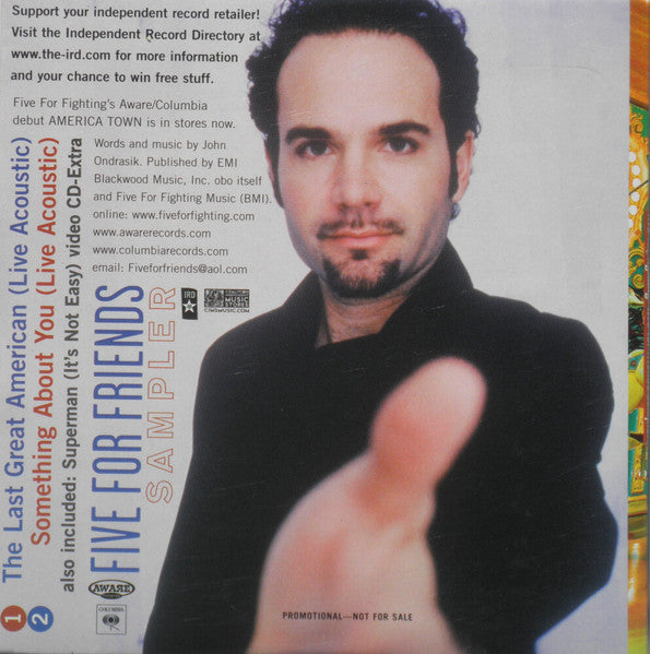 Five For Fighting : Five For Friends Sampler (CD, Promo, Smplr)