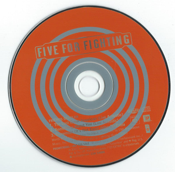 Five For Fighting : Five For Friends Sampler (CD, Promo, Smplr)