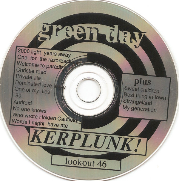 Green Day : Kerplunk! (CD, Album, RP)