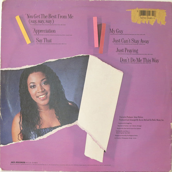 Alicia Myers : I Appreciate (LP, Album, Glo)