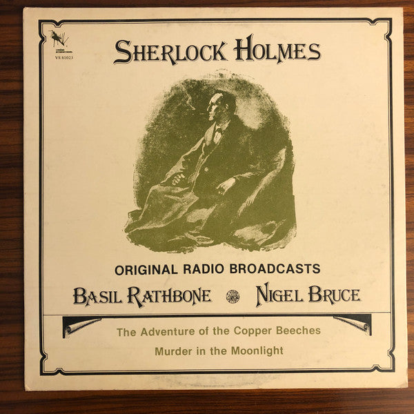 Basil Rathbone, Nigel Bruce : Sherlock Holmes Original Radio Broadcasts, The Adventure of the Copper Beeches + Murder in the Moonlight (LP, Album)