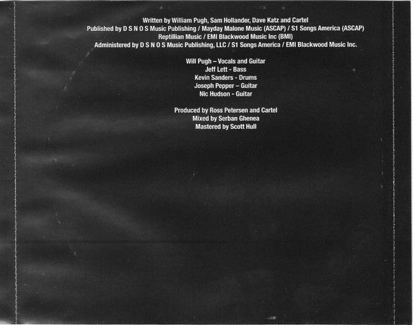 Cartel (3) : The Perfect Mistake (CD, Single, Promo)