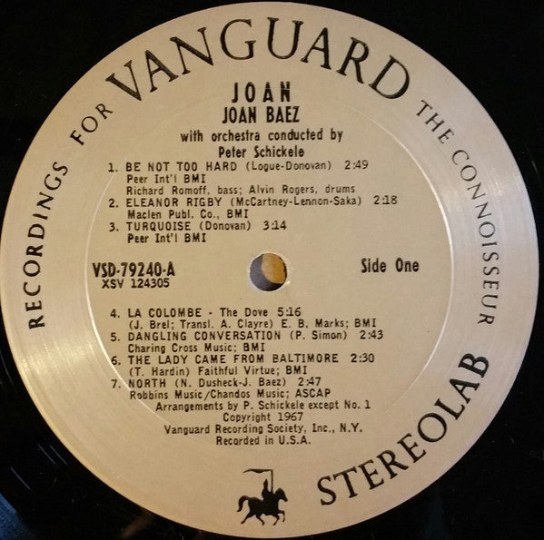 Joan Baez : Joan (LP, Album, Pit)