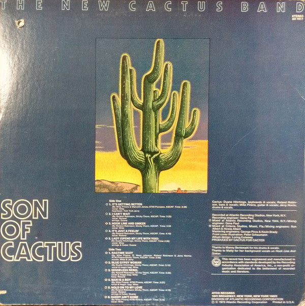 The New Cactus Band : Son Of Cactus (LP, Album, Ric)