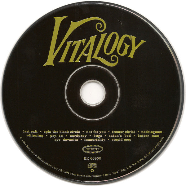 Pearl Jam : Vitalogy (CD, Album, RP)