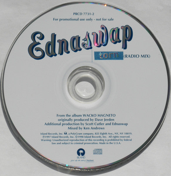 Ednaswap : Torn  (CD, Single, Promo)