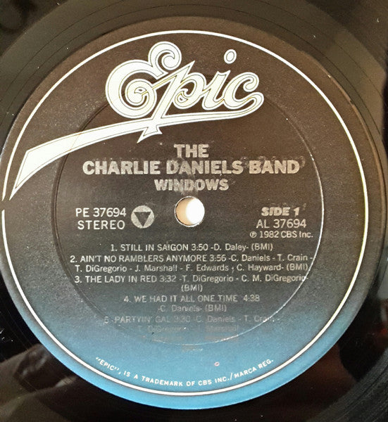 The Charlie Daniels Band : Windows (LP, Album, RE)