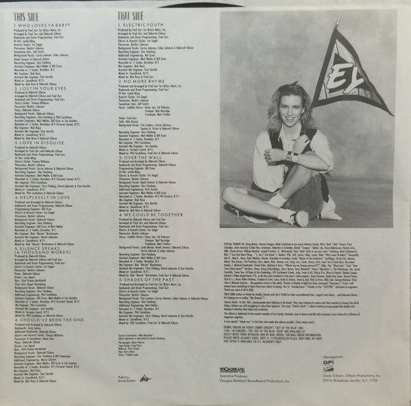 Debbie Gibson : Electric Youth (LP, Album, SP)