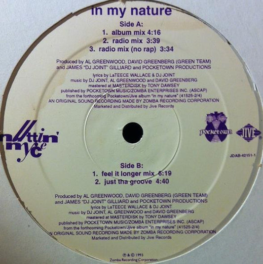 Nuttin' Nyce : In My Nature (12")