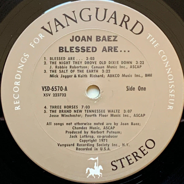 Joan Baez : Blessed Are... (2xLP, Album, San + 7", CSM)