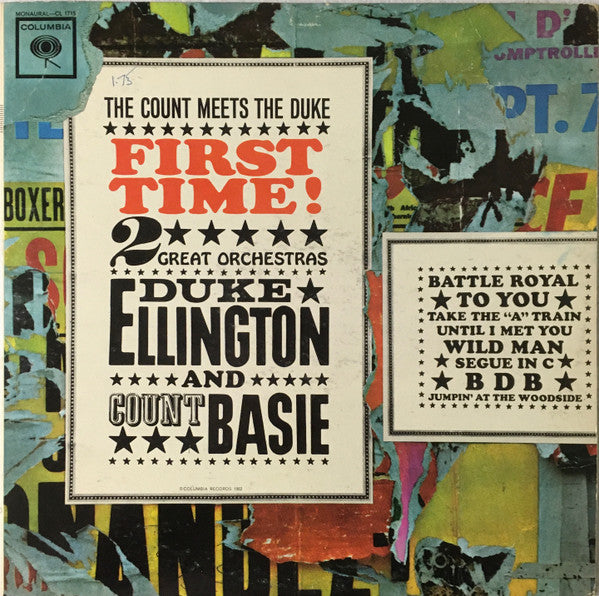 Duke Ellington And Count Basie : First Time! The Count Meets The Duke (LP, Album, Mono, Pit)