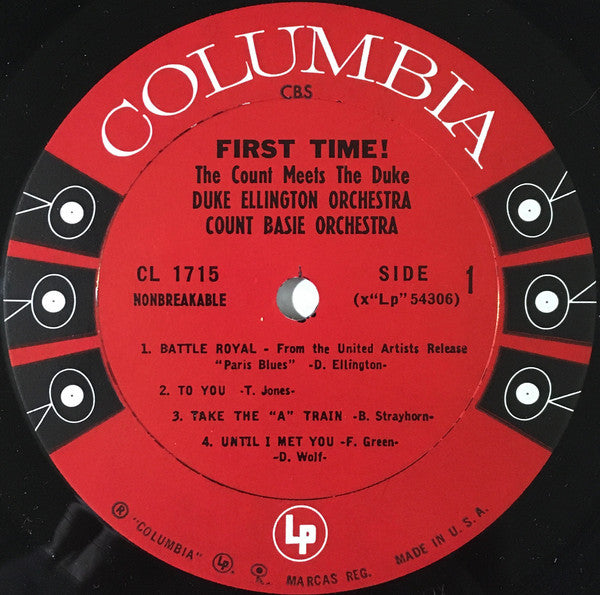 Duke Ellington And Count Basie : First Time! The Count Meets The Duke (LP, Album, Mono, Pit)