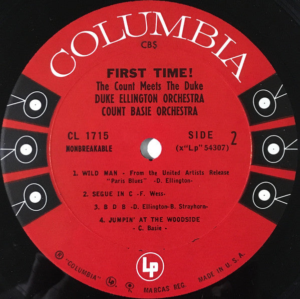 Duke Ellington And Count Basie : First Time! The Count Meets The Duke (LP, Album, Mono, Pit)