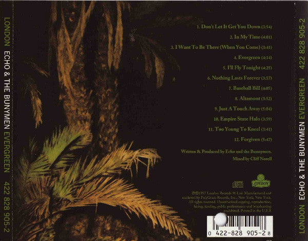Echo & The Bunnymen : Evergreen (CD, Album)
