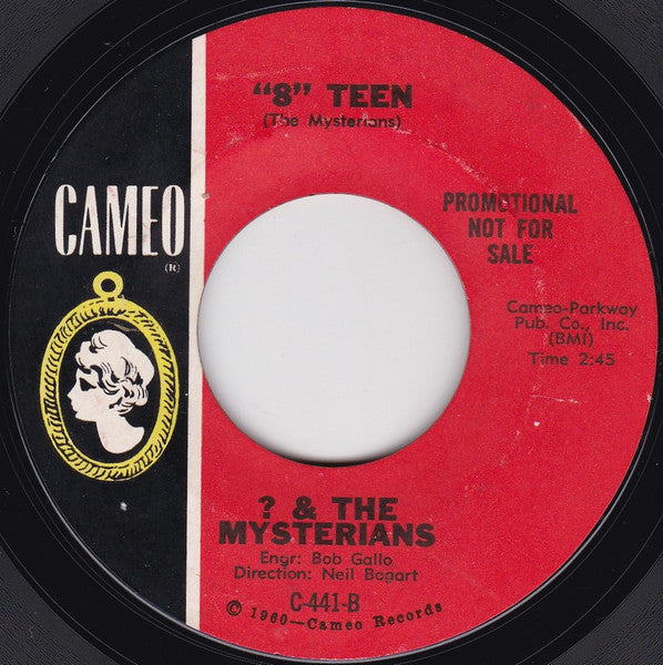 ? & The Mysterians : I Need Somebody / 8 Teen (7", Single, Promo, Styrene, Mon)
