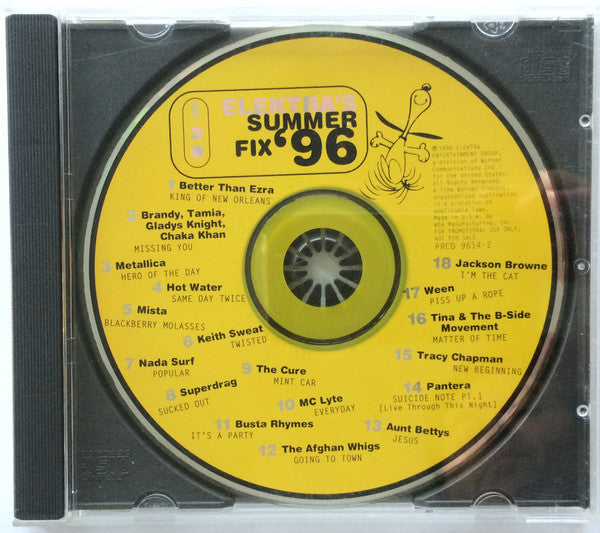 Various : Elektra's Summer Fix '96 (CD, Comp, Promo)