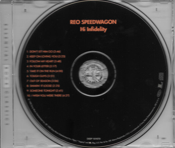 REO Speedwagon : Hi Infidelity (CD, Album, Club, RE, RM)
