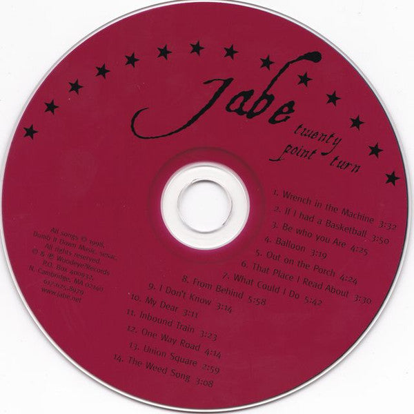 Jabe Beyer : Twenty Point Turn (CD, Album)