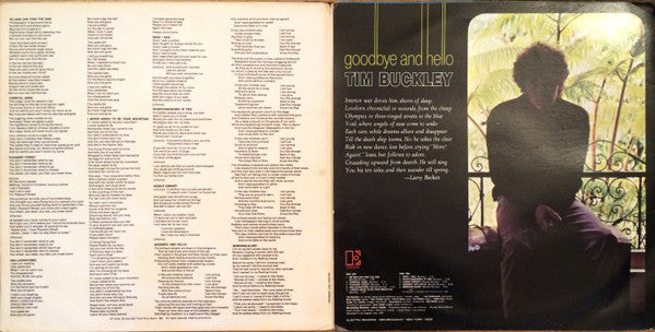 Tim Buckley : Goodbye And Hello (LP, Album, RE, SP,)