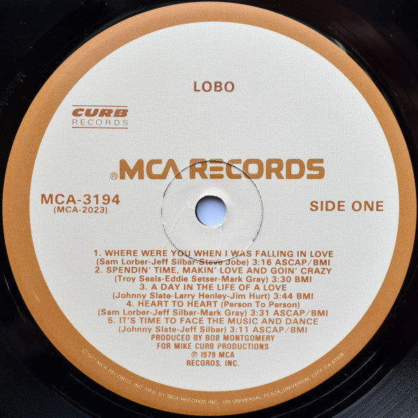 Lobo (3) : Lobo (LP, Album, Glo)