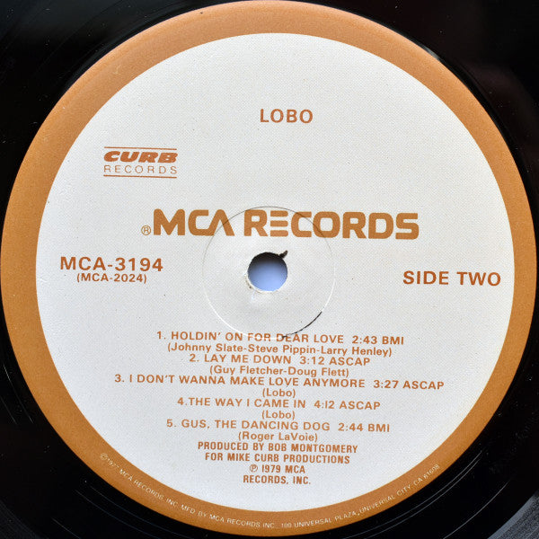Lobo (3) : Lobo (LP, Album, Glo)