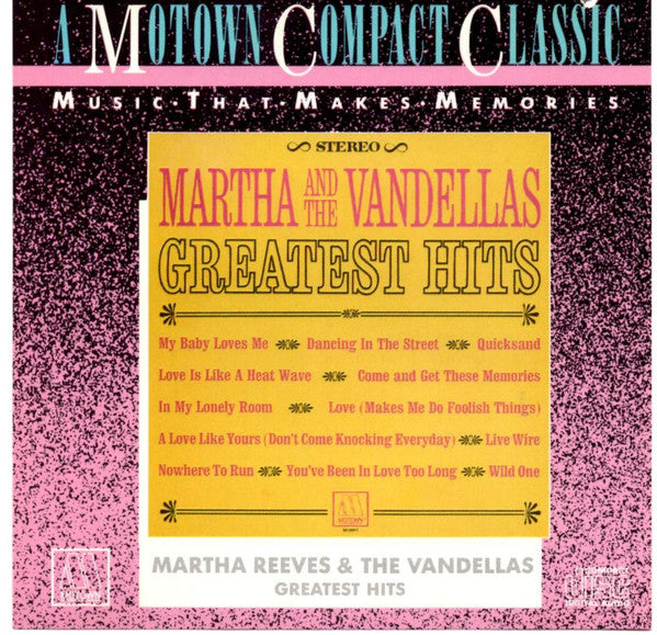 Martha Reeves & The Vandellas : Greatest Hits (CD, Comp, RE)