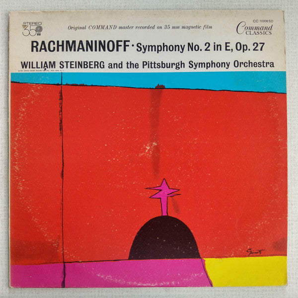 Sergei Vasilyevich Rachmaninoff, William Steinberg And The Pittsburgh Symphony Orchestra : Symphony No. 2 In E Minor, Op. 27 (LP, Album, RE)