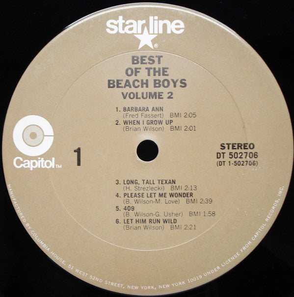 The Beach Boys : Best Of The Beach Boys, Vol. 2 (LP, Comp, Club)